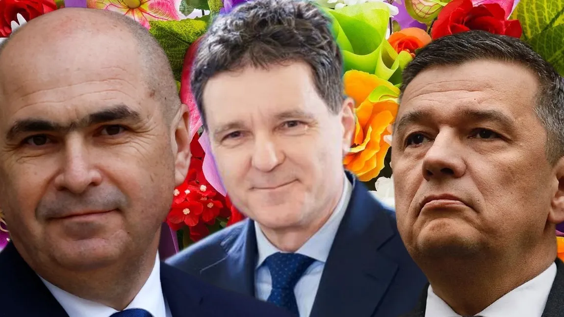 Nicușor Dan, Sorin Grindeanu și Ilie Bolojan, grăbiți să fie primii care spun ”La mulți ani!” de Florii sărbătoriților zilei