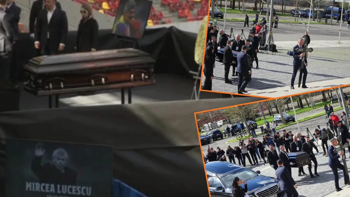 Trupul neînsuflețit al lui Mircea Lucescu a fost depus la Arena Națională. Când pot merge fanii să îi aducă un ultim omagiu legendarului antrenor