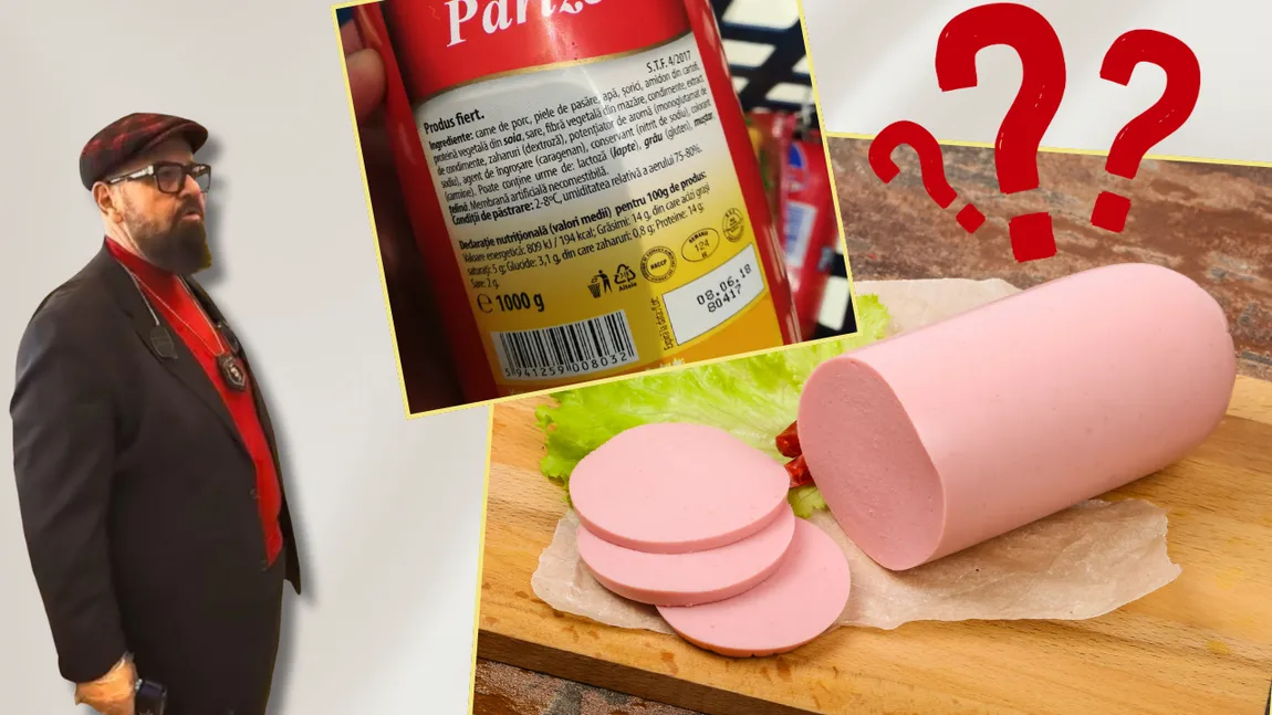 Ce conține, de fapt, parizerul? Piedone dezvăluie adevărul din spatele listelor de ingrediente: „Nu mai vorbim de natural”