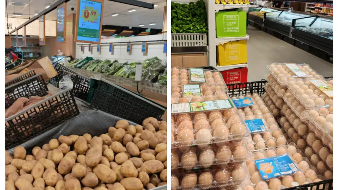 Orașul din China cu milioane de locuitori în care prețurile sunt șocant de mici. Cât costă un cofrag cu ouă sau un kilogram de cartofi