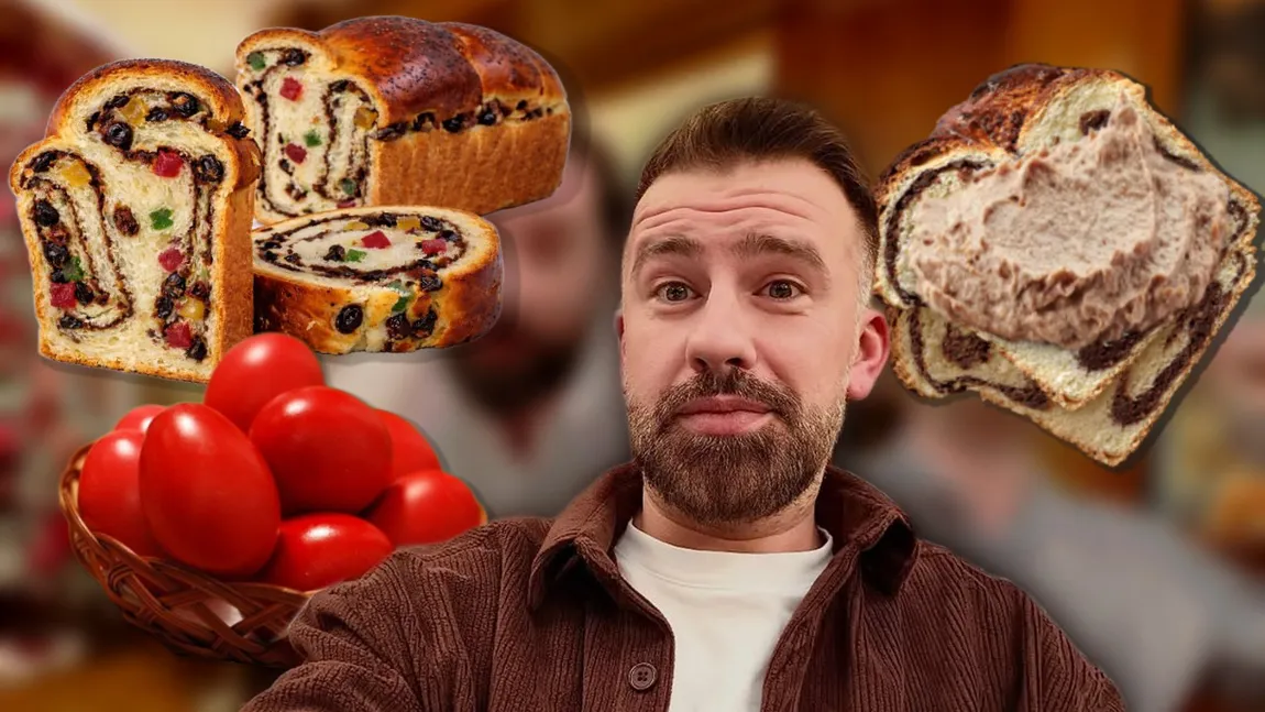 Florin Ristei a dezvăluit combinațiile ciudate pe care le face la masa de Paște: „Cozonac cu ciorbă, cu icre și cu pate. Sunt niște gusturi atât de diferite”