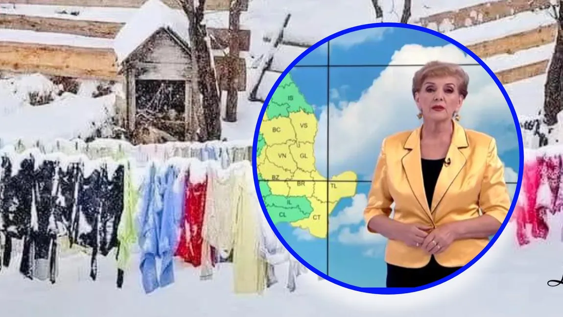 Prognoza meteo. Se strică vremea, Romica Jurcă anunţă lapoviţă, ninsoare şi măzăriche de marţi