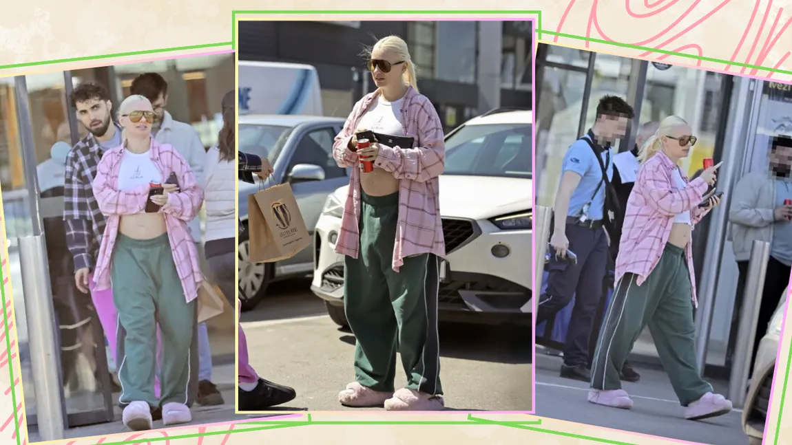 Alexandra Stan, cu burtica la vedere și toată roz! Unde a fost surprinsă artista alături de iubitul ei