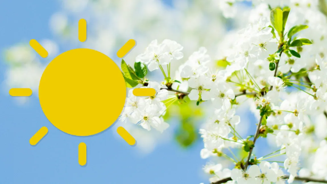 Vreme caldă luni, 6 aprilie, în România - temperaturi de până la 25°C. ANM anunță ploi, vânt puternic și ninsori la munte