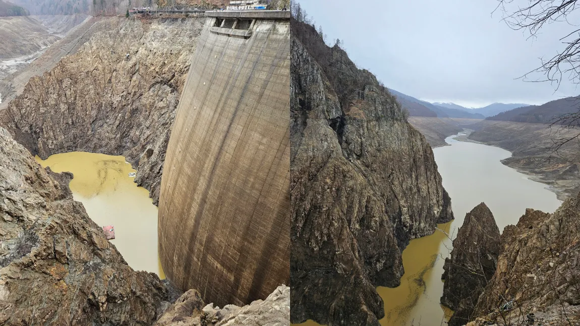 Lacul Vidraru, umplut din nou cu apă. Hidroelectrica anunță că procesul este estimat să se termine în luna octombrie 2026: „Se realizează controlat și etapizat”