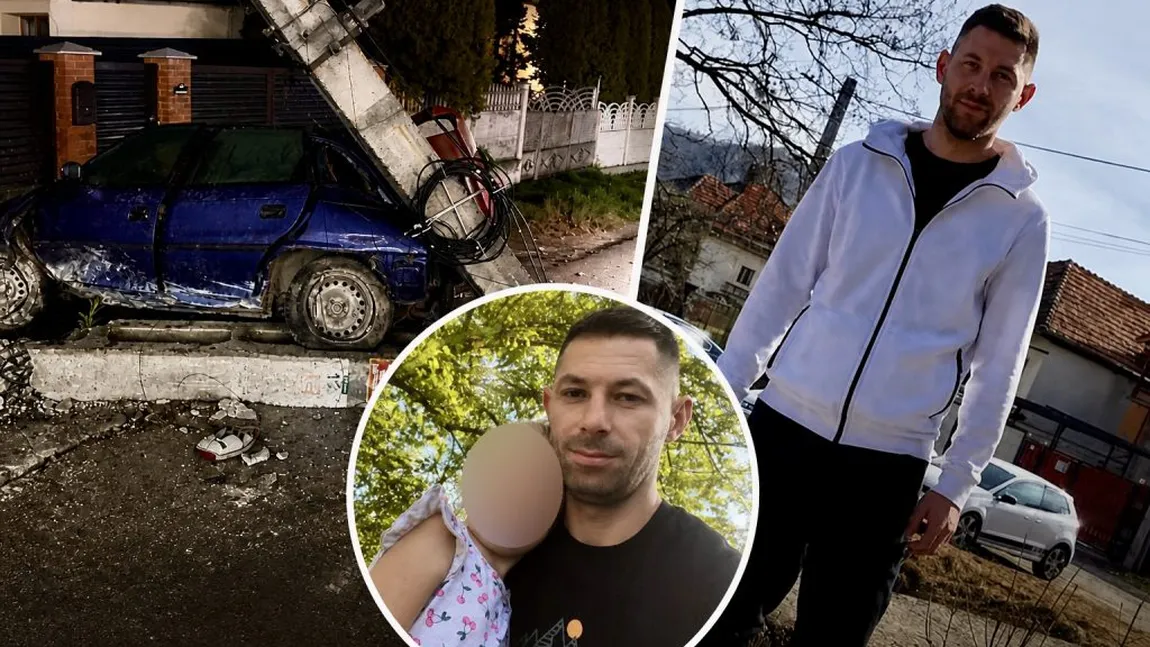 Sfârşit cumplit pentru un fotbalist din Argeş! Maşina condusă de un prieten băut în care se afla s-a izbit de un stâlp, iar tânărul a murit pe loc