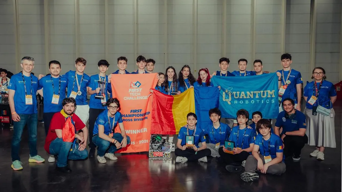 Quantum Robotics urcă pe podiumul mondial al roboticii și  se întoarce acasă campioană