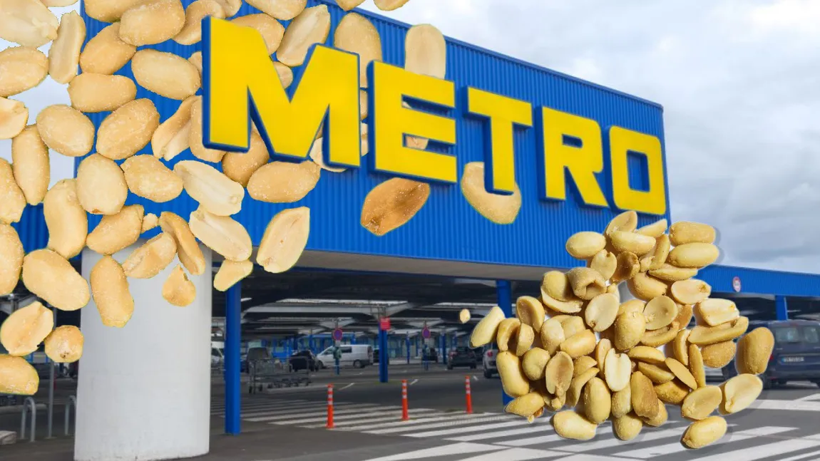 Alertă alimentară în România. Loturi de arahide retrase de pe rafturile Metro