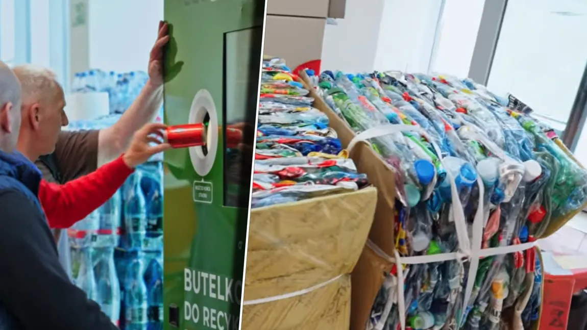 Un polonez a reciclat ambalaje continuu timp de 8 ore. Cu ce sumă s-a ales bărbatul la final