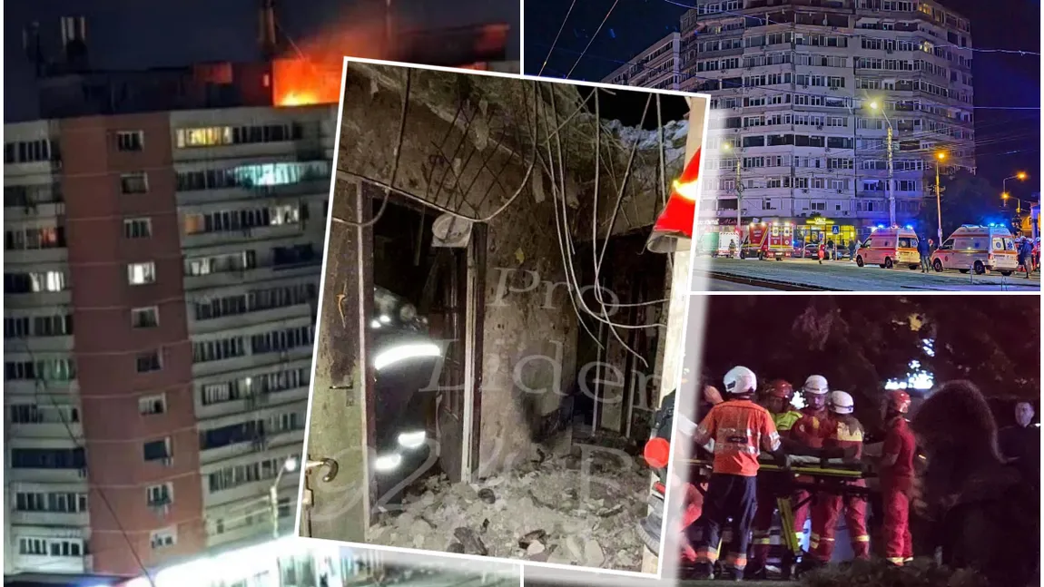 Cum arată apartamentul din Galați lovit de dronă. Aparatul de zbor a făcut gaură în tavan, iar bucăți mari de zidărie au căzut în interior. GALERIE FOTO