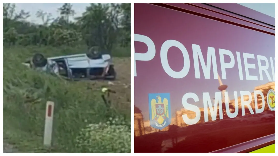 Accident teribil în județul Brașov, cu trei mașini implicate. Medicii încearcă să salveze un copil și o femeie