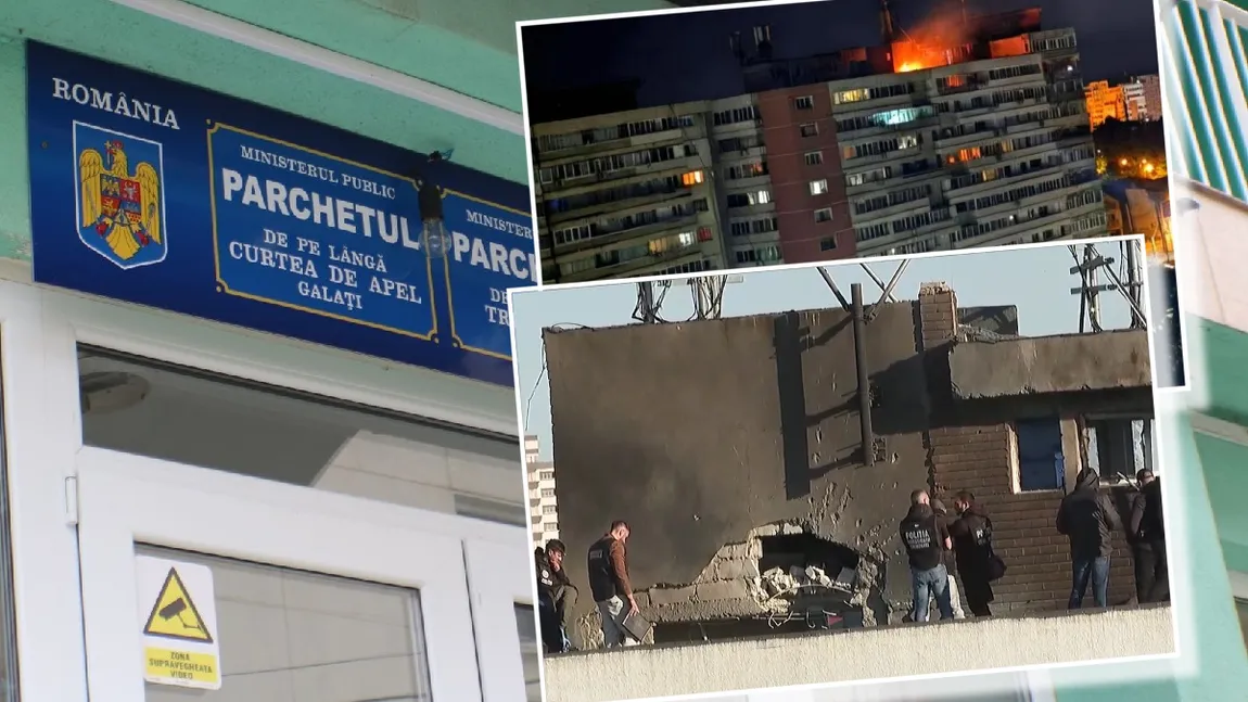 Dosar penal după explozia dronei prăbușite pe un bloc din Galați. Faptele cercetate: tentativă de omor calificat, distrugere și încălcarea Codului aerian