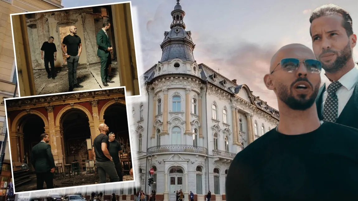 Primăria Cluj-Napoca reacționează după ce frații Tate au anunțat că vor să cumpere fostul hotel Continental, aflat în centrul orașului: 