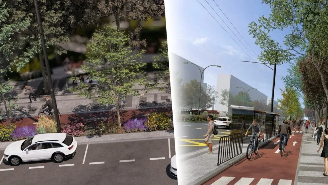FOTO Lucrări futuriste pentru modernizarea Bulevardului Iuliu Maniu din București: 