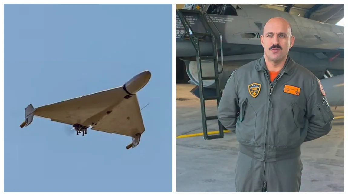 VIDEO Pilotul român care a doborât o dronă în Estonia explică de ce nu s-a întâmplat la fel în Galați. ”Rolul militarilor este să elimine ameninţările, dar şi să protejeze oamenii”