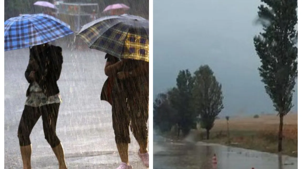 Avertizare meteo, date de ultimă oră de la meteorologii ANM. A fost emis COD GALBEN de vijelii și ploi torențiale în weekend, ce zone sunt vizate