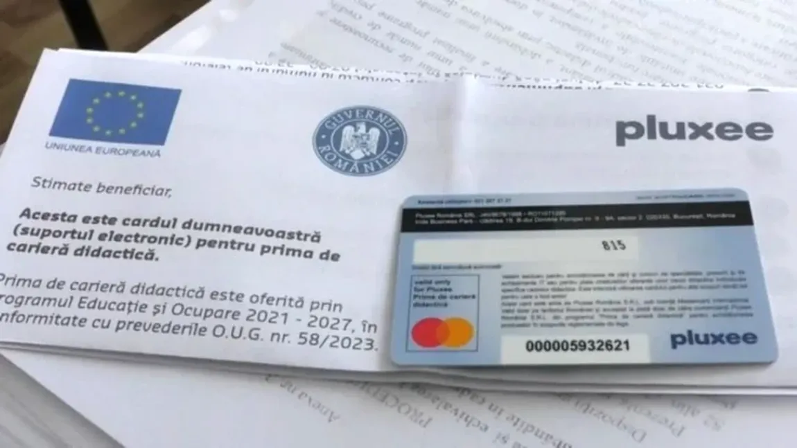 Profesorii trebuie să își activeze cardurile pentru prima de carieră didactică 2026 înainte de utilizare. MIPE explică pașii necesari