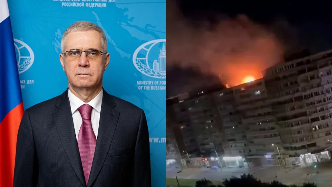 Ambasadorul Rusiei în România, convocat la MAE după prăbușirea dronei rusești la Galați