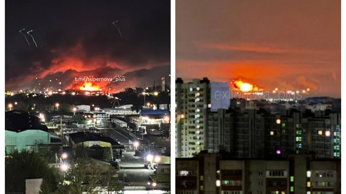 Potop de bombe peste Ucraina. Kievul anunţă că Rusia a atacat cu aproape 1.000 de drone VIDEO