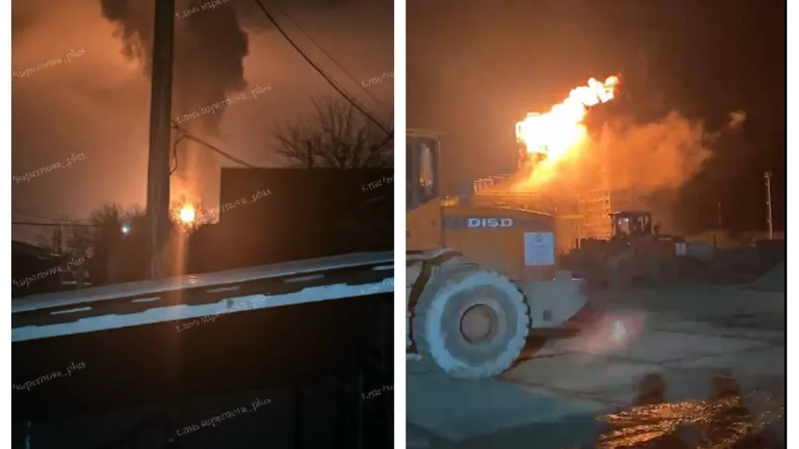 Contralovitura lui Zelenski. Ucraina a lovit rafinăria Ilsky din regiunea Krasnodar VIDEO