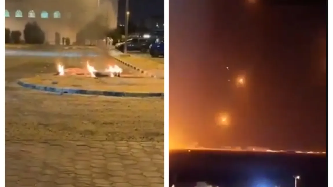 Aeroportul din Kuweit a fost lovit cu drone trimise din Iran VIDEO