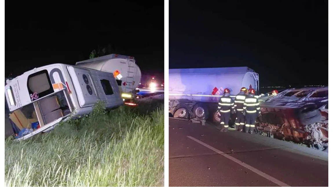 Accident grav în Neamț provocat de un șofer de 18 ani. Opt persoane au fost rănite