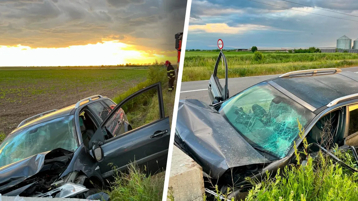 Accident grav în Argeș. O șoferiță de 55 de ani și-a ucis tatăl, după ce a urcat băută la volan