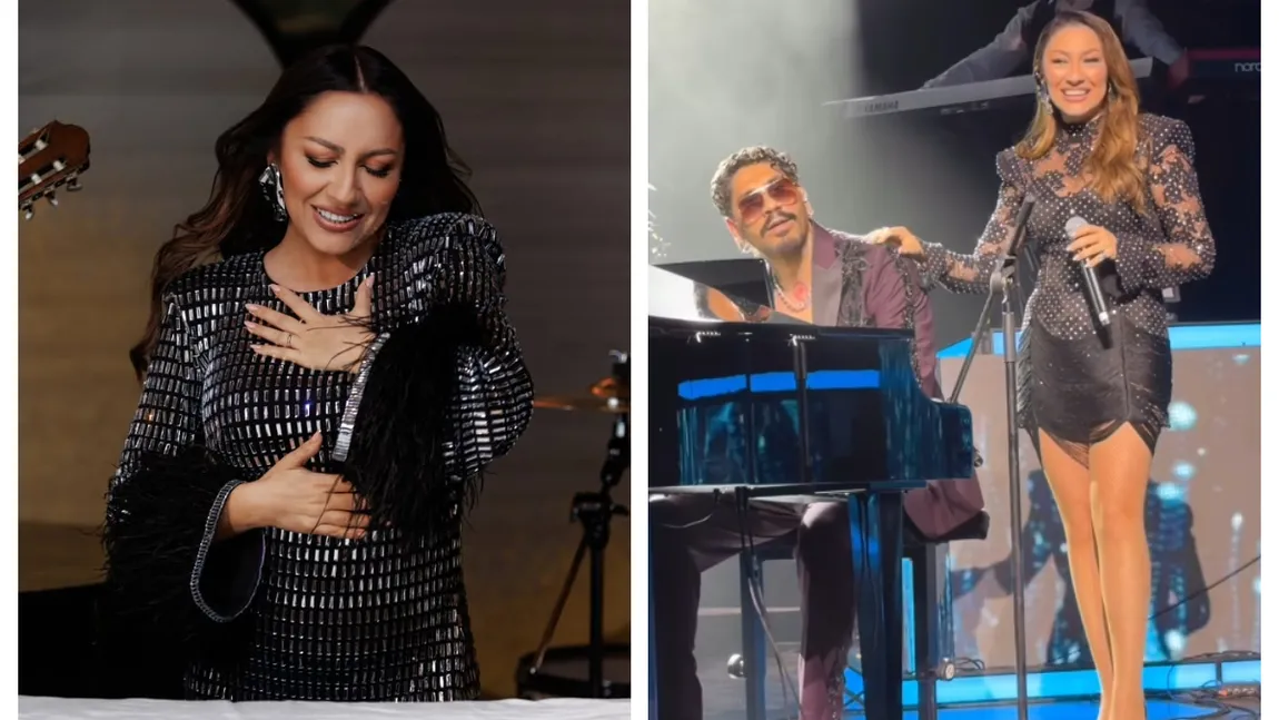 Andra, apariție incendiară la concertul lui Connectr de la Sala Palatului. Ținuta sexy cu care artista a atras toate privirile