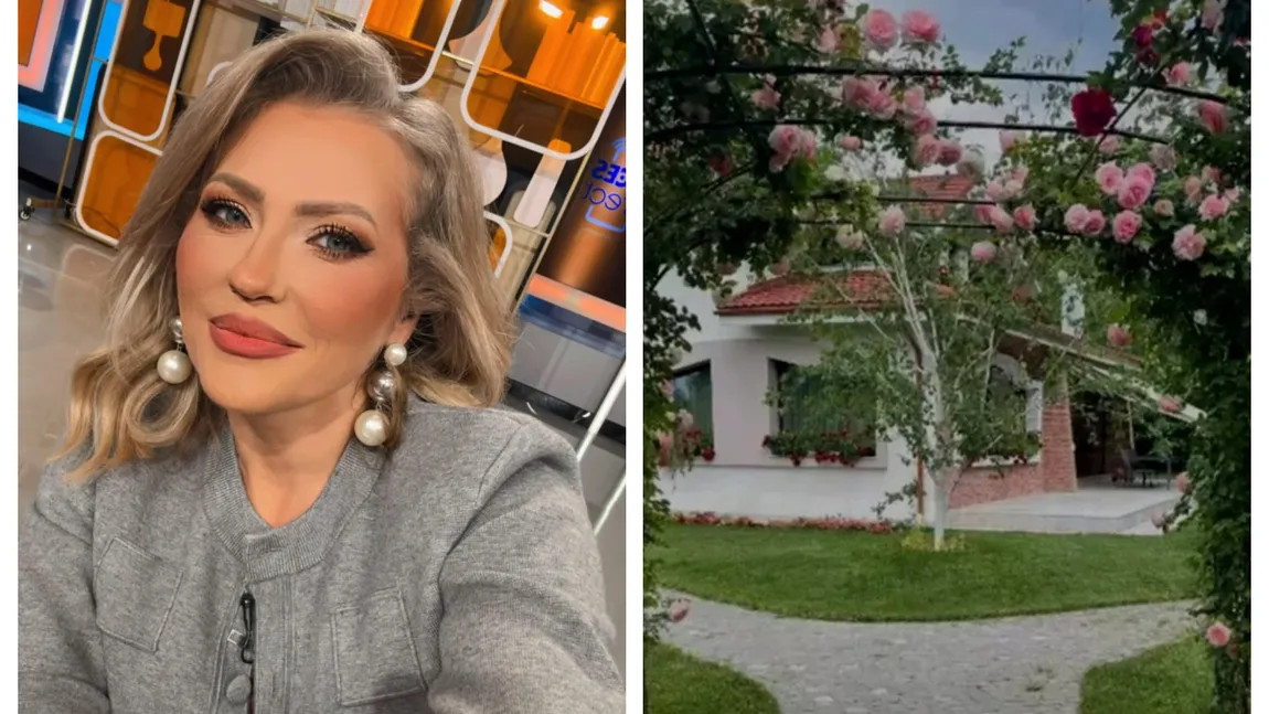 Cum arată vila cu piscină pe care Mirela Vaida o are la Snagov: ”Pădurea e imediat lângă noi, vedem căprioarele dimineață”