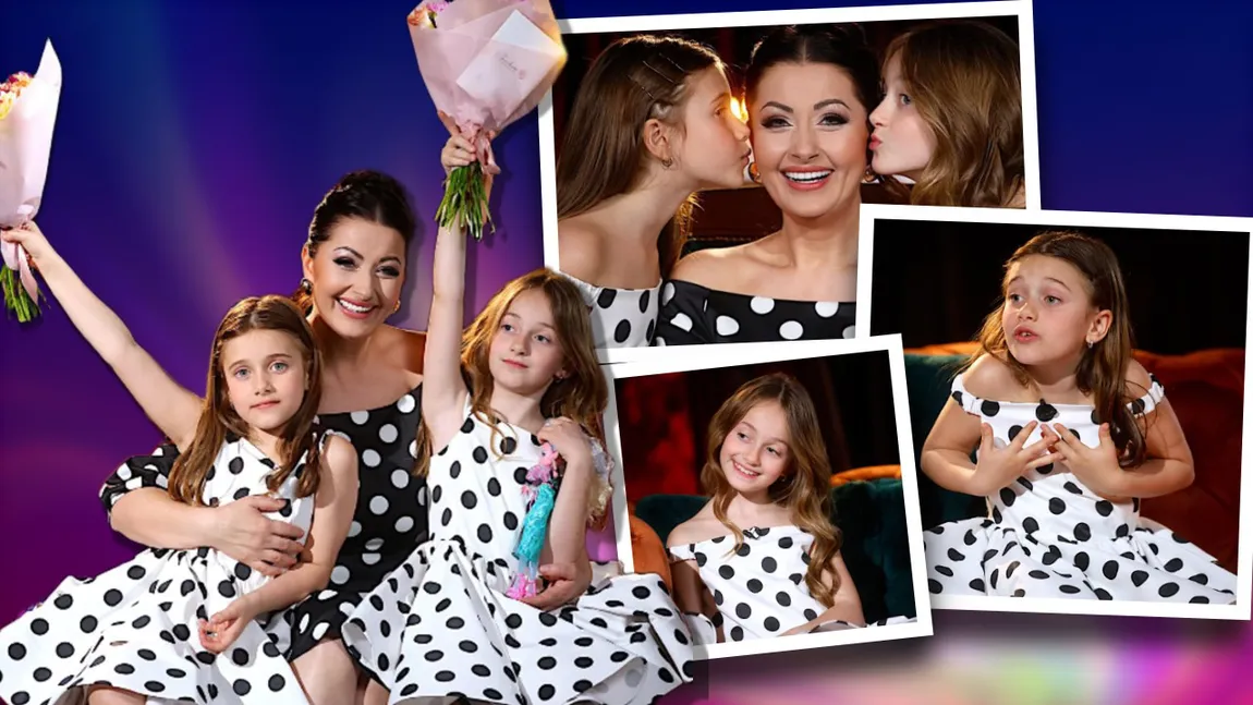 Gabriela Cristea, intervievată chiar de fiicele sale. Ce întrebări au avut Victoria și Iris pentru mama lor: „Cine te enervează mai repede, noi sau tati?”