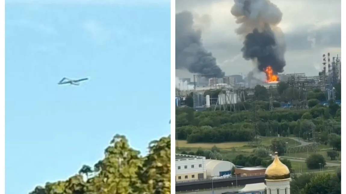 Panică în capitala Rusiei. Moscova, ţinta unui nou atac ucrainean cu drone VIDEO
