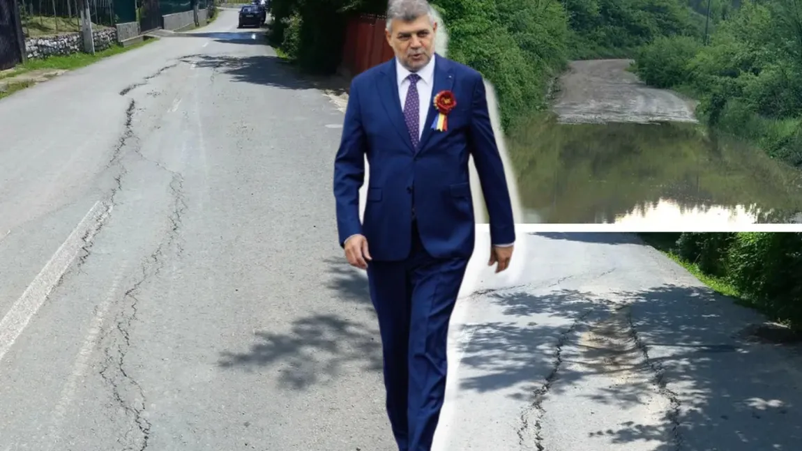 „Realizările” lui Marcel Ciolacu de la preluarea șefiei CJ Buzău. Un drum județean și o casă sunt amenințate de alunecările de teren, dar autoritățile se fac că plouă