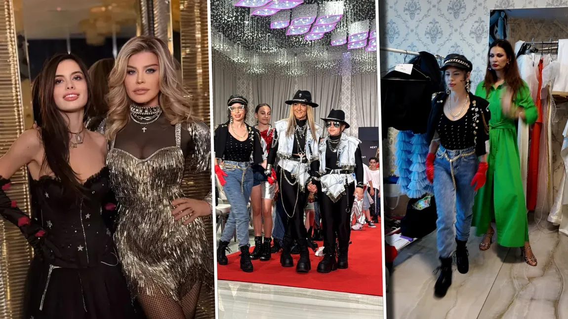 Fiica Loredanei Groza, sfaturi de modelling de la Nicoleta Luciu. Tânăra a defilat la o prezentare