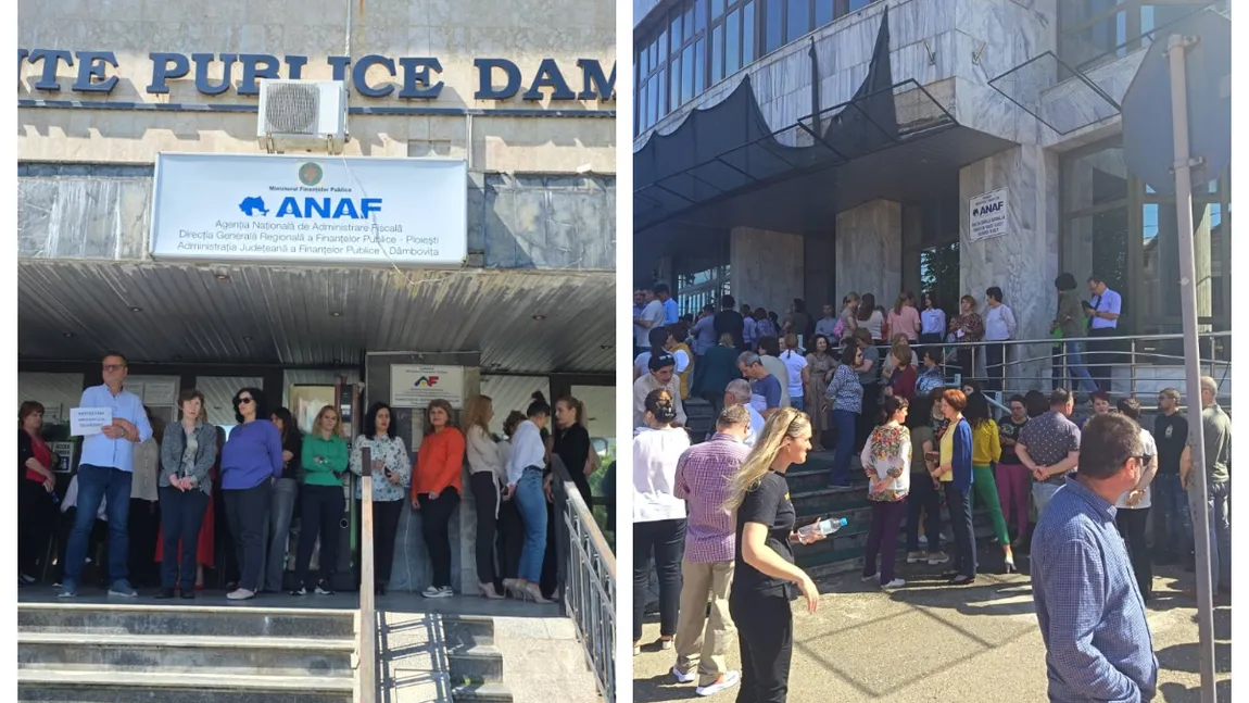 Val de proteste din cauza noii legi a salarizări. Angajații ANAF suspendă activitatea în toată țara