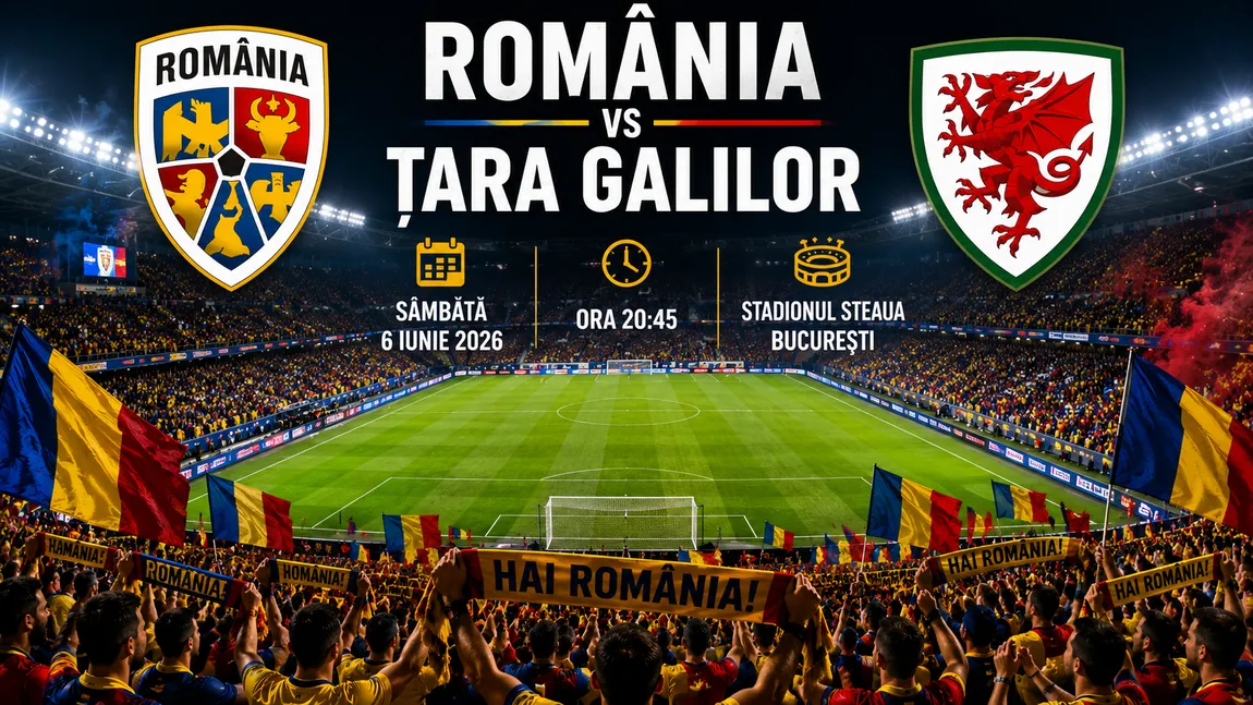 LIVE PRIMA TV România - Ţara Galilor ONLINE VIDEO. Gică Hagi a schimbat radical primul 11, stadion plin în Ghencea