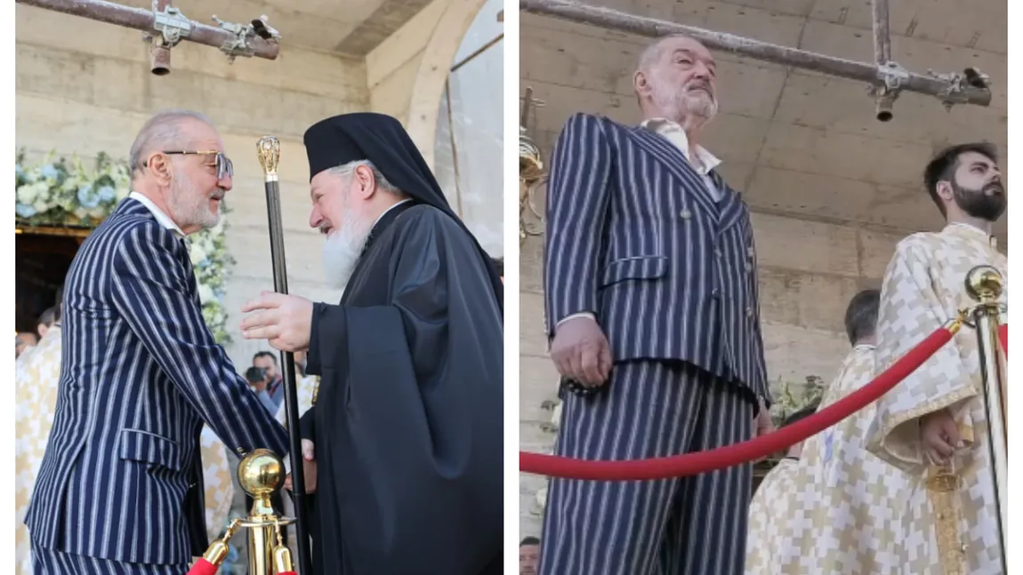 Gigi Becali a sfințit biserica de peste 10 milioane de euro, pe care a făcut-o în Pipera. Imagini de colecție de la slujbă