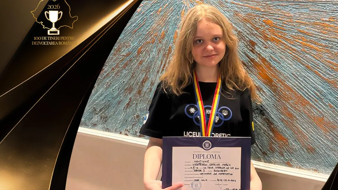 La doar 18 ani, românca care a cucerit două medalii mondiale de aur scrie deja cărți pentru alți elevi