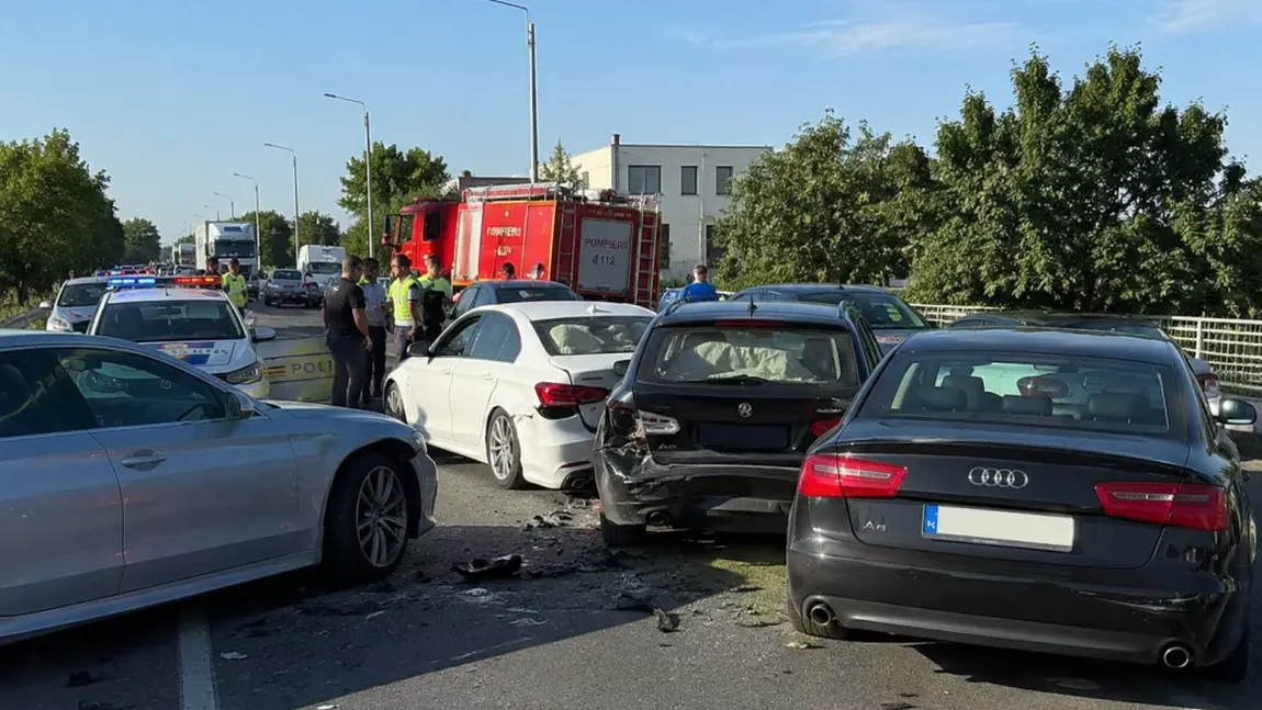 Accident în lanț la Eforie Sud! O fetiță și două femei au fost transportate de urgență la spital