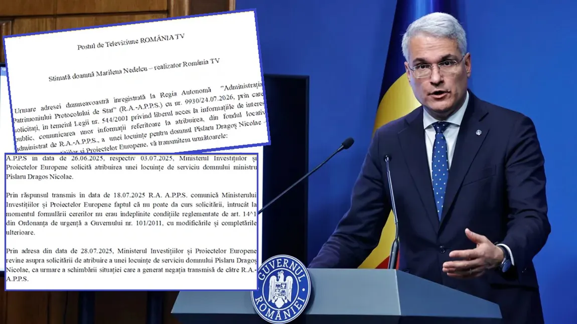 EXCLUSIV România TV deține documentul care arată tupeul fără margini al lui Dragoș Pîslaru. Dezvăluiri despre averea ministrului PNL și luxul din bani publici, cum a ajuns să primească vilă de la stat
