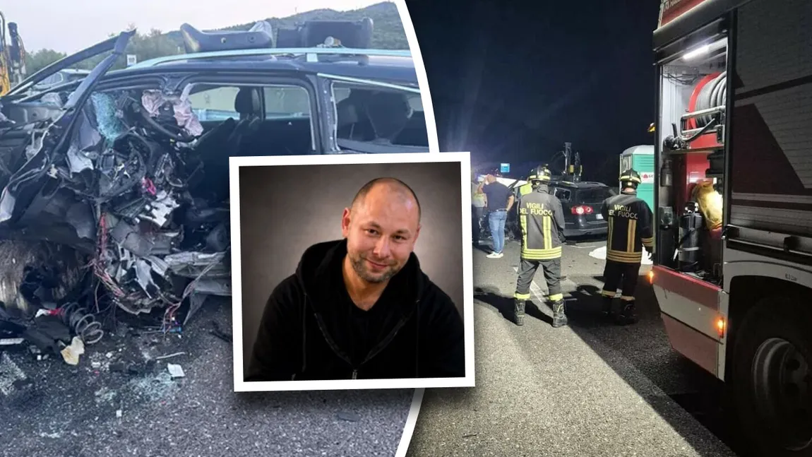 Un ucrainean și-a abandonat soția pe un drum din Italia pentru că i-a spus că nu știe să conducă. Câteva minute mai târziu, bărbatul a murit sub ochii fiului său, izbindu-se cu mașina de un parapet de beton