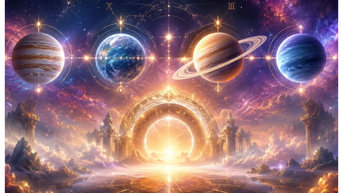 Aliniere planetară rară până în 24 iulie 2026, se formează Coșul lui Barbault. Ce capitol nou deschid pentru zodii giganții astrologiei