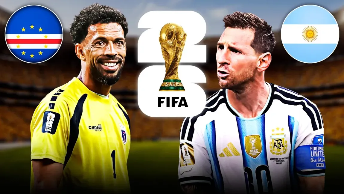 LIVE Antena 1 Argentina - Capul Verde la Cupa Mondială 2026. Lionel Messi, gata de un nou show!