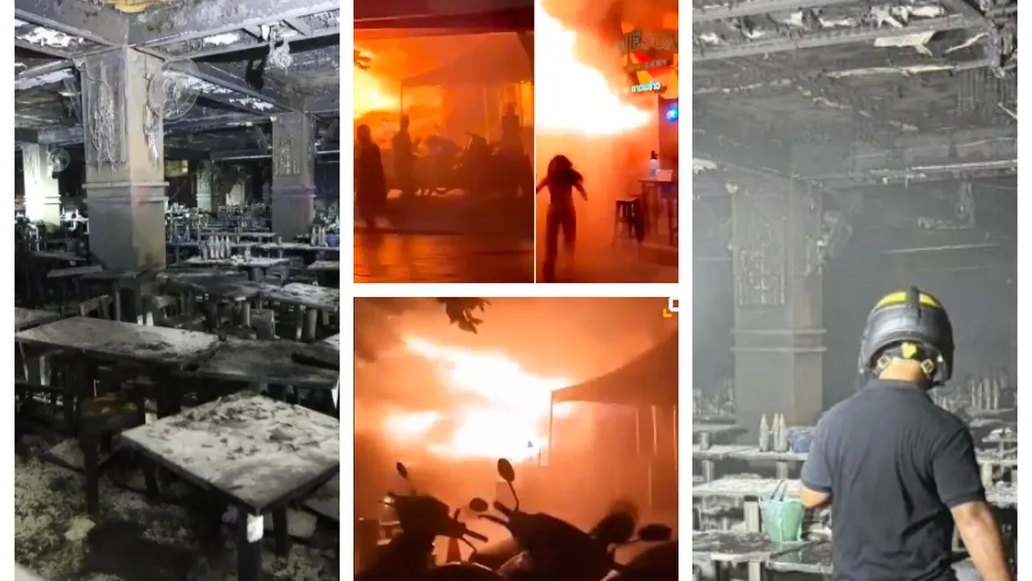 Noi imagini cu incendiul devastator din Bangkok. Ieșirile de urgenţă, blocate de lăzi cu bere şi mobilier