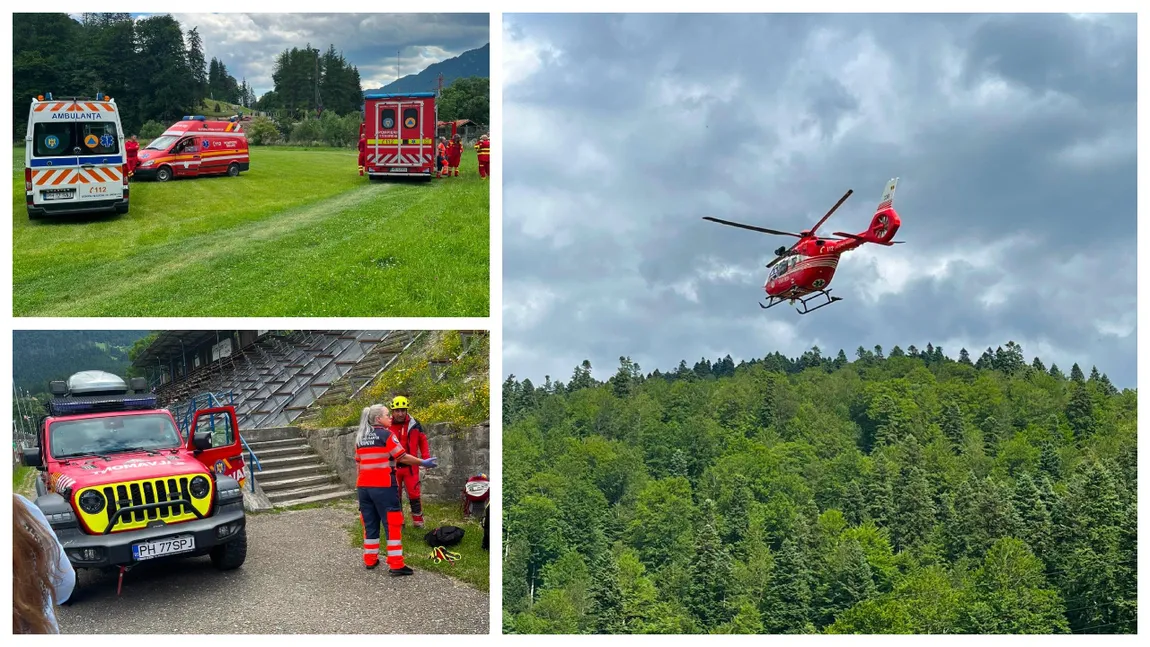 Incident grav în Bușteni. Patru alpinişti s-au prăbuşit aproximativ 10 metri, în zona Valea Albişoarei. O femeie a murit - UPDATE