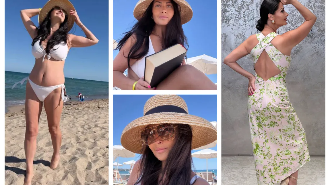 Gabriela Cristea se expune iar criticilor de pe reţelele de socializare. Un nou pictorial incendiar în costum de baie GALERIE FOTO