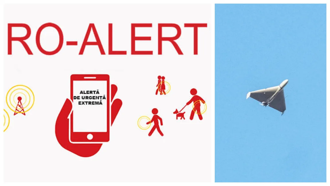 Mesaj Ro-Alert în Tulcea! Risc de cădere a unor fragmente de drone!