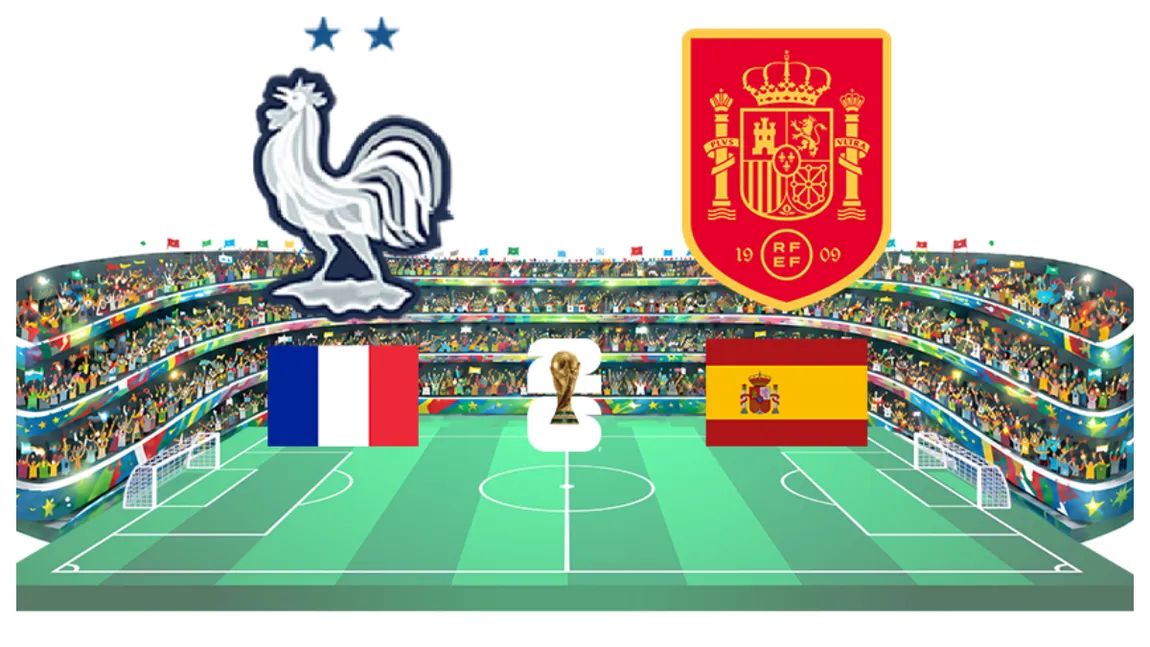 Antena 1 LIVE FRANŢA - SPANIA ONLINE STREAMING. Căderea Bastiliei sau fiesta conchistadorilor la CM 2026?