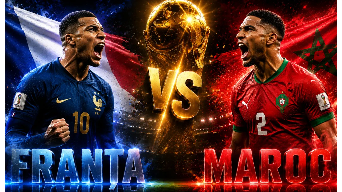 ANTENA 1 LIVE FRANŢA - MAROC ONLINE STREAMING: Duel de foc pentru semifinale, arbitrat de un argentinian