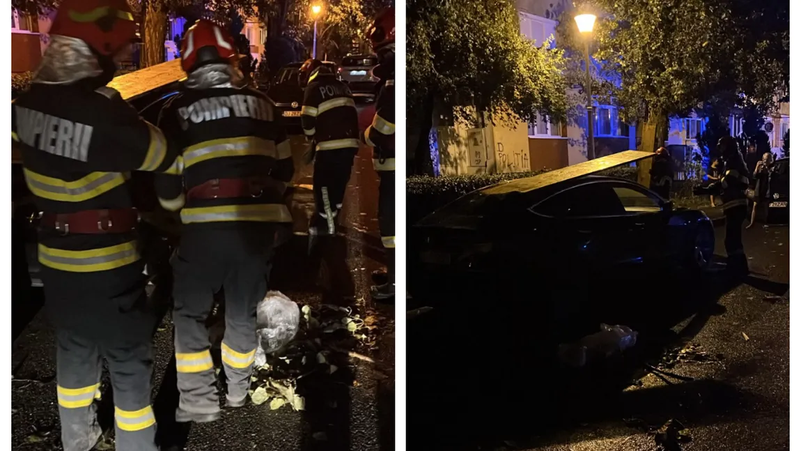 Furtunile au făcut ravagii în Craiova: străzi inundate, copaci și acoperișuri smulse de vânt