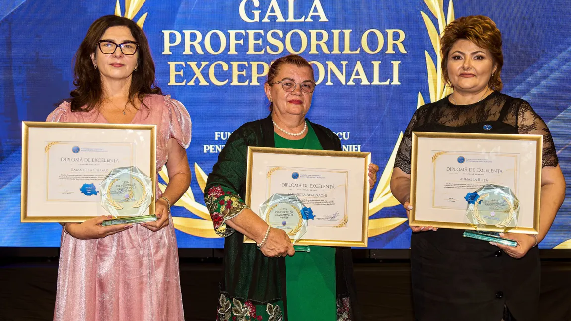 Ministrul Educației, la Gala Profesorilor Excepționali: Profesorii sunt cea mai importantă investiție în viitorul României